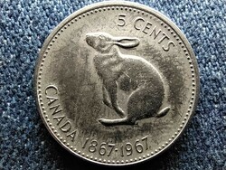 Canada ii. Elizabeth 5 cents 1967 (id57743)
