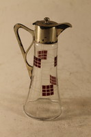 Antique art deco glass decanter 967