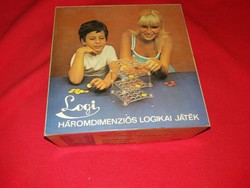Extremely rare logical 3-dimensional board logic game with box, in good condition according to the pictures