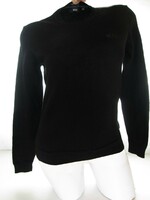 Original hugo boss (s) elegant black women's 3/4 sleeve wool sweater