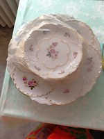 Hollóházi I.oszt.porcelán süteményes készlet (ÚJ)