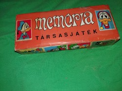 Old Hungarian small-scale disney picture memory card - board game complete according to the pictures
