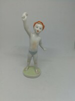 Aquincum porcelán Integető kislány!