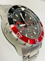 Nautis helium (USA modell) acéltokos búvár chronograph fóliás új állapotú