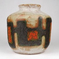 1O481 b. Várdeák ildíko retro ceramic vase 15 cm