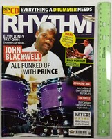 Rhythm magazine 04/8 john blackwell thrills billy cobham jerry brown elvin jones