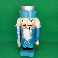 Hand painted wooden nutcracker soldier.