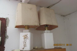 Pair of retro bedside lamps