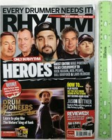 Rhythm magazine 07/1 portnoy mason peart bruford ulrich modeliste bittner