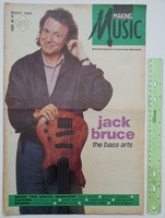 Making Music magazin 89/9 Jack Bruce Reeves Gabrels Tony Banks Squeeze Rolling Stones Police Kinks