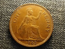 England II. Elizabeth bronze 1 penny 1962 (id21309)