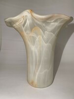 Matte Murano vase with marble effect