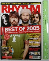 Rhythm magazine 06/1 chad smith portnoy taylor hawkins jon theodore soulfly killers