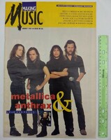 Making Music magazin 91/8 Metallica Anthrax Billy Cobham Mr Bungle Sex Pistols Mock Turtles