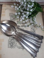 Elegant silver-plated spoons