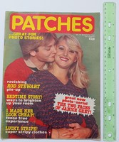 Patches magazine 80/3/22 rod stewart poster the pink ladies