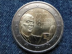 France 70 years degaulle radio call 2 euro 2010 (id63663)