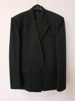 Black men's suit size 52, quality material, elegant style for sale, also for weddings and graduations