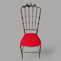 Chiavari design réz szék