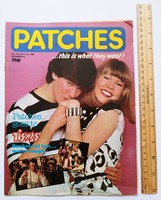 Patches magazine 80/7/19 thin lizzy + erik estrada posters tiswas