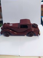 Old wooden toy car