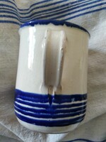 Mázas kerámia csésze - kézműves
