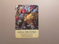 Hungary, card calendar - Budapest, séna tér pharmacy 2020