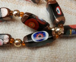 Millefiori necklace with 68 motifs