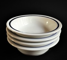 Alföldi 4 display case blue striped compote bowl pickle plate uniset