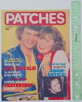 Patches magazine 81/4/25 pretenders poster adam ant showaddywaddy