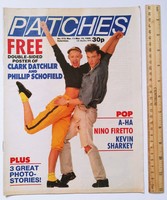 Patches magazin 88/3/11 Morten Harket A-ha + Nino Firetto poszterek Kevin Sharkey