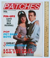Patches magazine 88/3/18 lloyd cole + mick hucknall posters pet shop boys sugarcubes