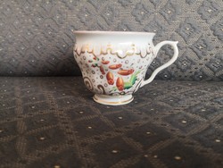 Biedermeier Elbogen csésze, 19.sz. 1815-1873