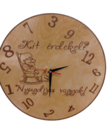 Wall clock for pensioners