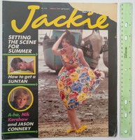 Jackie magazine 86/6/21 nik kershaw midge ure ultravox a-ha jason connery patsy kensit samantha fox