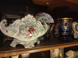 Old porcelain serving bowl