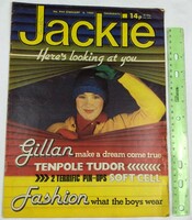 Jackie magazine 82/2/6 soft cell poster gillan tenpole tudor