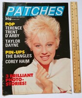 Patches magazin 88/4/8 Bangles + Corey Haim poszterek Trent D'Arby Taylor Dayne Minnie Minx