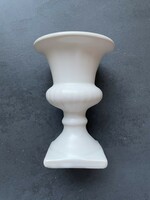 Small white amphora-shaped porcelain vase, ornament