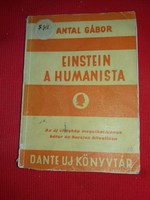 1945. Gábor Antal: Einstein, the history of humanistic philosophy according to pictures dante book publisher