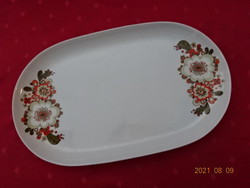 Alföldi porcelain, oval meat bowl with green and yellow pattern. He has!