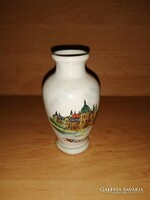 Bodrogkeresztúri kerámia Budapest emlék váza 9 cm (0-3)