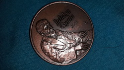 1985.régi BRONZ emlékérem - OKTATÁS - JUHÁSZ GYULA - bronz fokozat a képek szerint