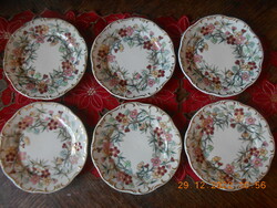Zsolnay bamboo pattern cake plate set
