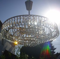 Round crystal chandelier 6-burner crystal chandelier