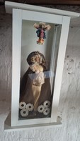 Pincetakarítás kis szekrényben Mária a kisdeddel házi oltár