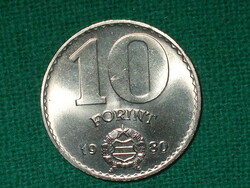 10 Forint 1980! It was not in circulation! It's bright!