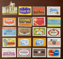 Old Hungarian beer labels