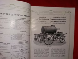 1890 - 1911 Budapest pump and machine factory r.T. Illustrated in Hungarian & German. Product catalog
