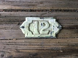 Nice old door number